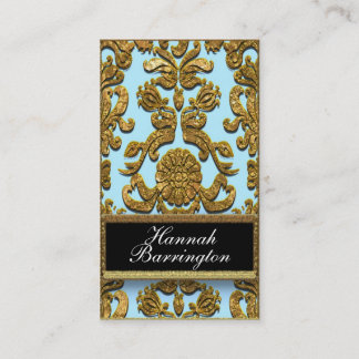 Vaudreante Flutter Damask Professional Business Card