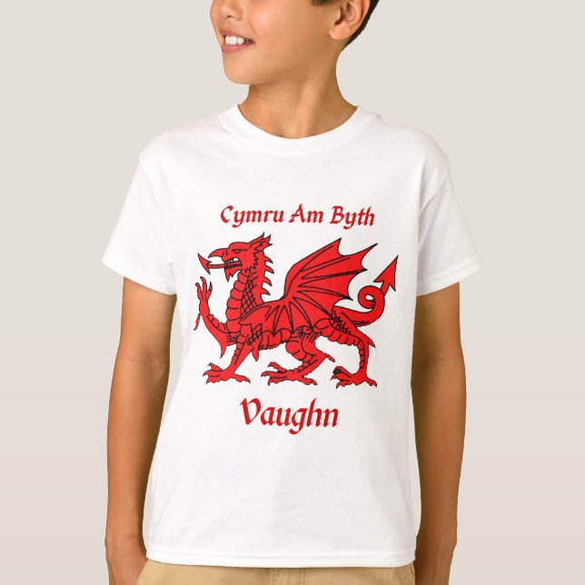 Vaughn Welsh Dragon T-Shirt (Front)