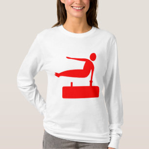 Vaulting Figure - Red T-Shirt