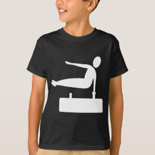 Vaulting Figure - White T-Shirt