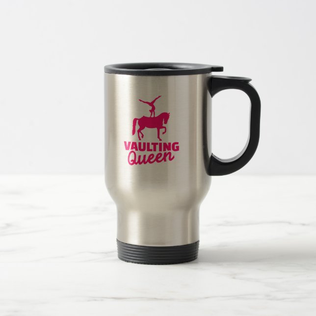 Vaulting queen travel mug (Right)