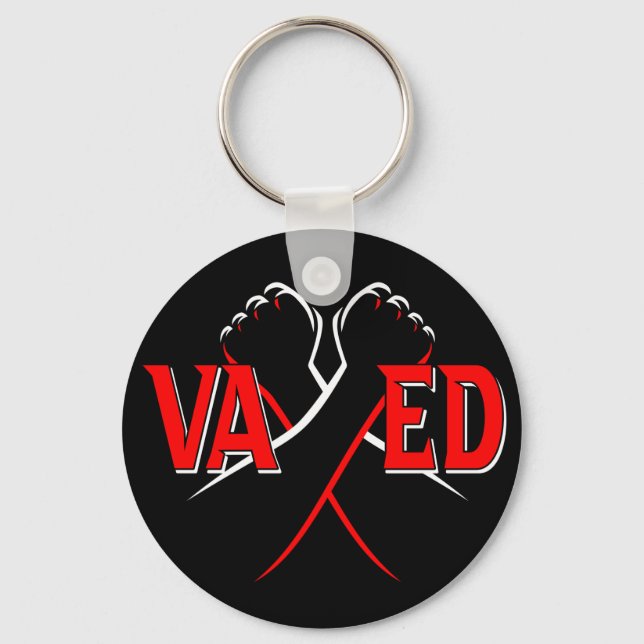 VAXED - I've Been Vaccinated Against COVID-19 Key Ring (Front)