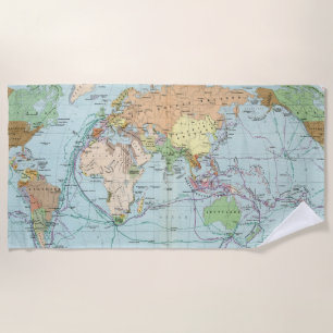 Vazhneishie Inostrannye Krugosvetnye Zkspeditsii Beach Towel