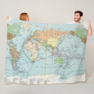 Vazhneishie Inostrannye Krugosvetnye Zkspeditsii Fleece Blanket