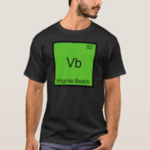 Vb - Virginia Beach City Chemistry Element Symbol T-Shirt