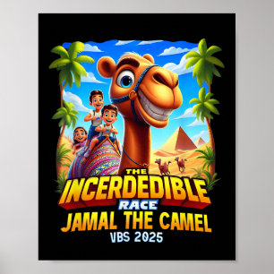 Vbs 2025 Christian The Incredible Race Jamal The C Poster