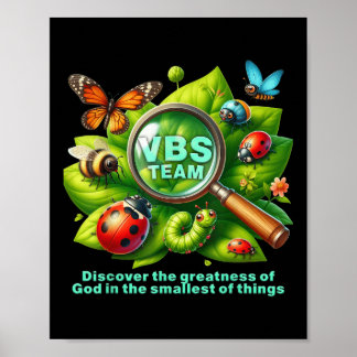 Vbs 2025 Magnified Vbs Vacation Bible School Chris Poster
