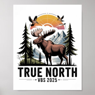 Vbs 2025 True North Trusting Jesus Christian Summe Poster
