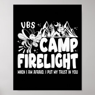Vbs Camp Firelight Vbs 2024 Vacation Bible School Poster