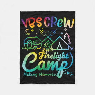 Vbs Crew Camp Firelight Vacation Bible School Camp Fleece Blanket