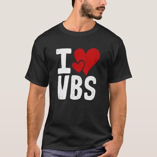 VBS I Love Vacation Bible School Christian VBS Chu T-Shirt (Front)