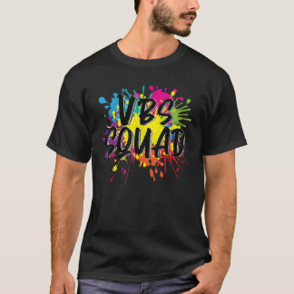 VBS Squad Vacation Bible School I Love Paint Splat T-Shirt