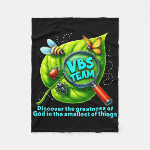 Vbs Team 2025 Magnified Smallest Insects Adventure Fleece Blanket