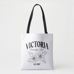 VCC Logo by Haley - Black Tote Bag