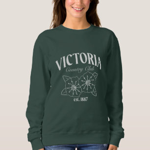 VCC Logo by Haley - White Sweatshirt