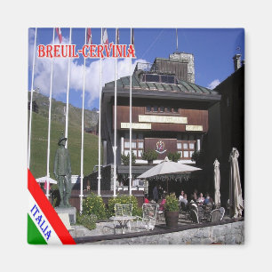 VDA033 BREUIL-CERVINIA, Aosta Valley, Fridge Magnet