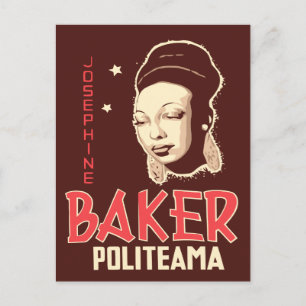 Vector Art Josephine Baker at the Politeama Postcard