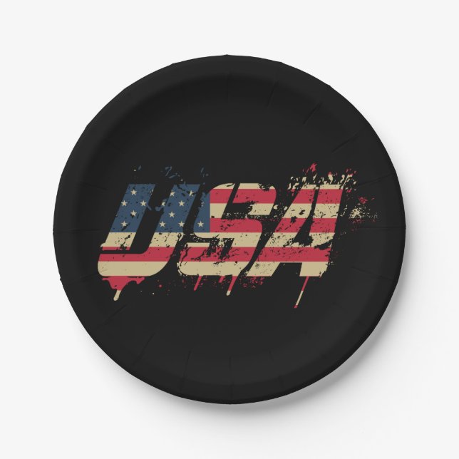 Vector betty boop cowboys paper plate (Front)