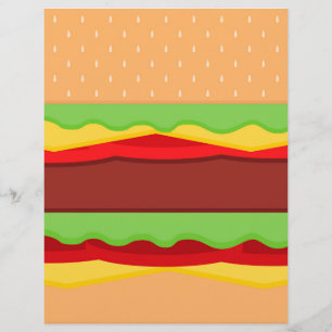 Vector Burger Time Background