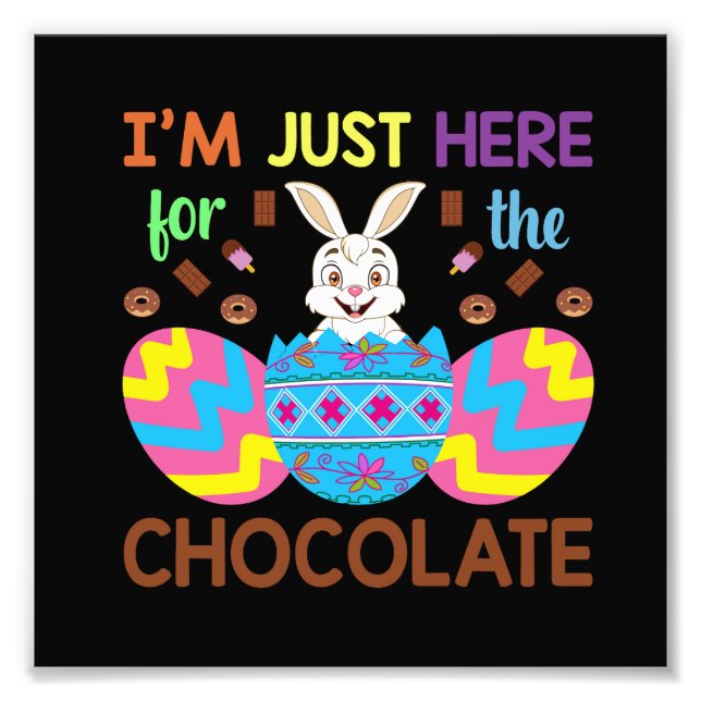 Vector easter day design photo print (Front)