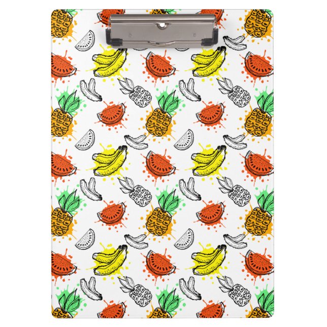 Vector Graphic Seamless Pattern Clipboard (Front)