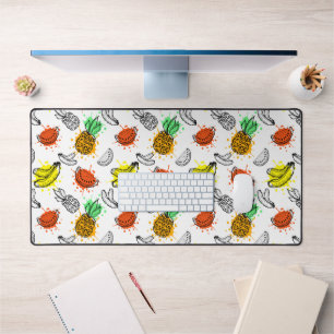Vector Graphic Seamless Pattern Desk Mat