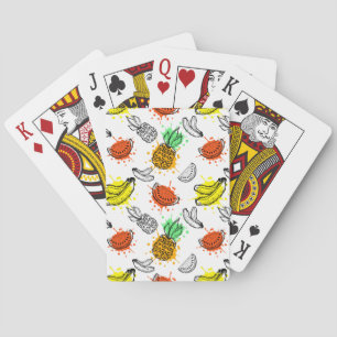 Vector Graphic Seamless Pattern Playing Cards