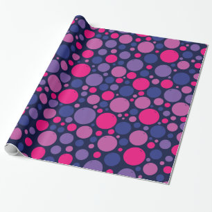 Vector hand drawn bubbles seamless pattern wrapping paper