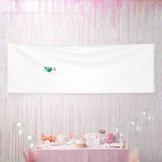 Vector illustration of a lotus flower, featuring i banner (Party)