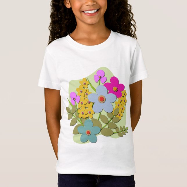 Vector illustration of flower bouquet T-Shirt (Front)