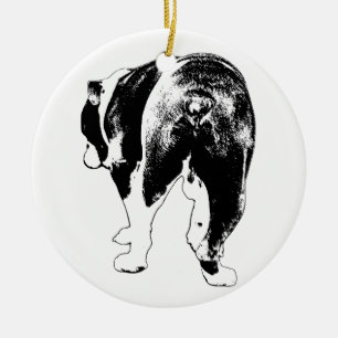 Vector Keepsake, Bulldog Tradition Ceramic Tree Decoration