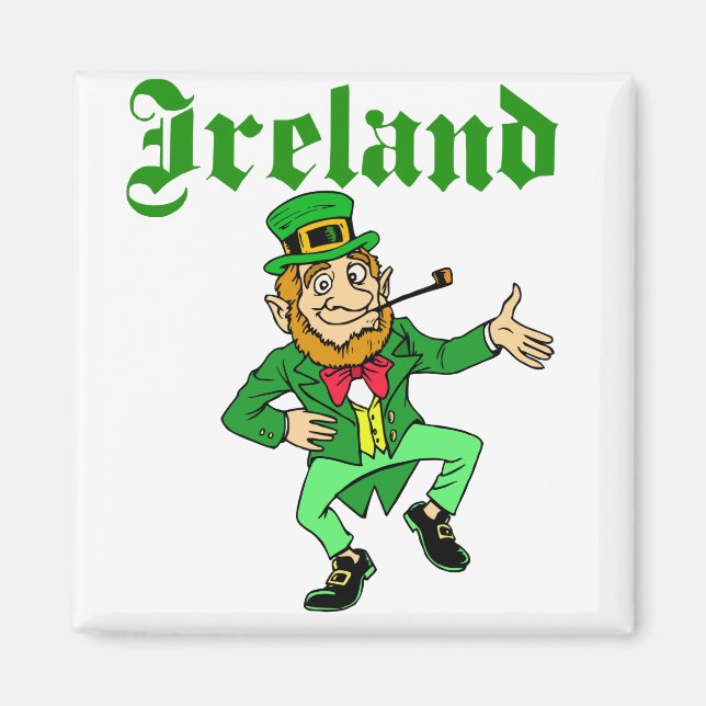 Vector - Leprechaun Ireland Magnet (Front)