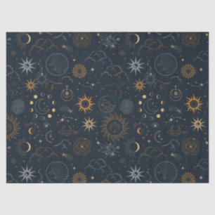 Vector Magic With Constellations Sun Moon Magic  Tissue Paper