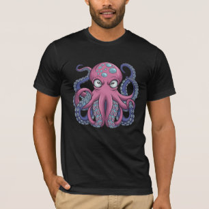 Vector Octopus Monster T-Shirt Design – Edo Ukiyo