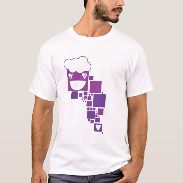 Vector Purple boxes T-Shirt (Front)