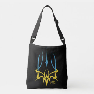 Vector stylised coat of arms of ukraine crossbody bag