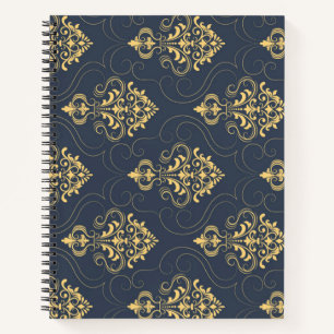 Vector Texture 8.5" x 11" Spiral Notebook