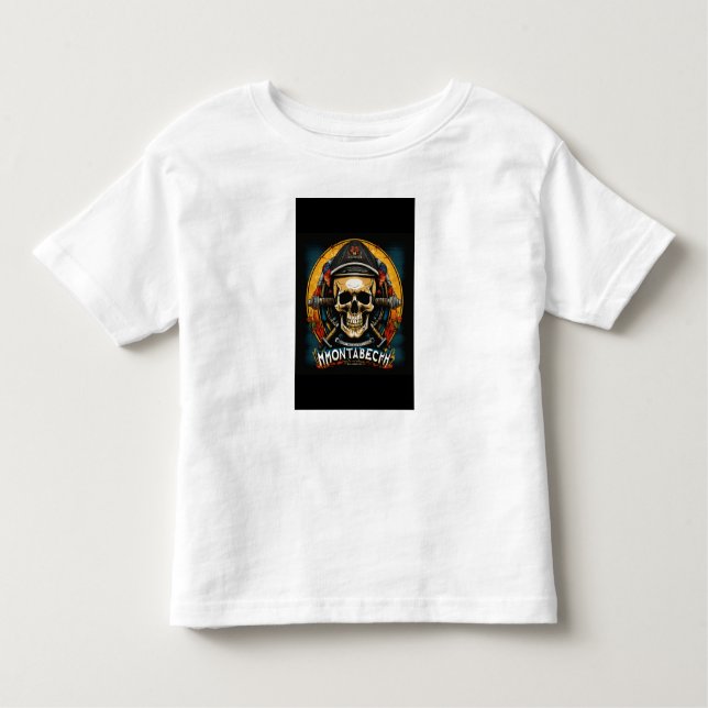 Vectorr: Precision and Innovation in Geometric Des Toddler T-Shirt (Front)