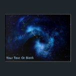 Vectors Acrylic Print<br><div class="desc">Space, one million light-years from Earth. Stars and nebulae in the dark void. Customise by adding your own text.</div>