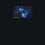 Vectors Canvas Print<br><div class="desc">Space, one million light-years from Earth. Stars and nebulae in the dark void. Customise by adding your own text.</div>