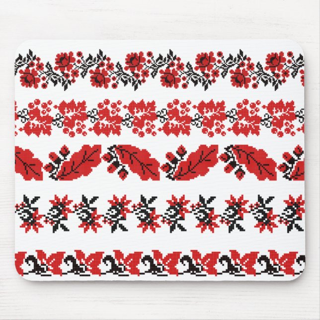 vectors ukraine scheme pattern kit mouse pad (Front)