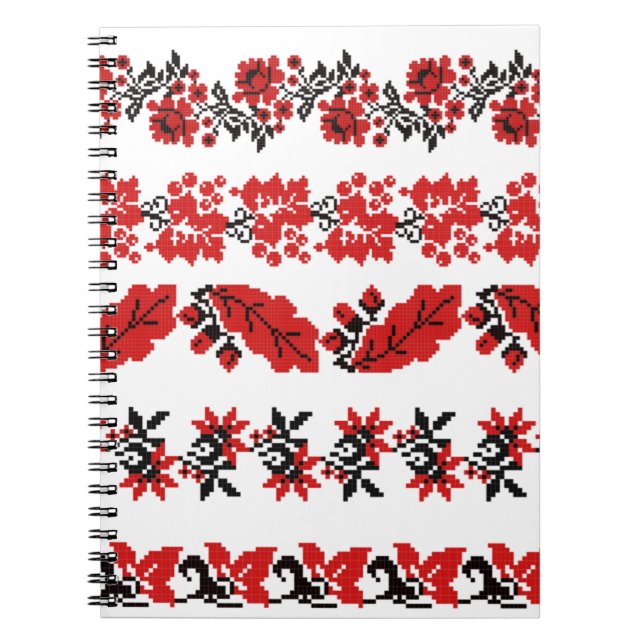 vectors ukraine scheme pattern kit notebook (Front)