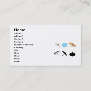 vectorvaco_09101901_umbrella_vectors_large, Nam... Business Card