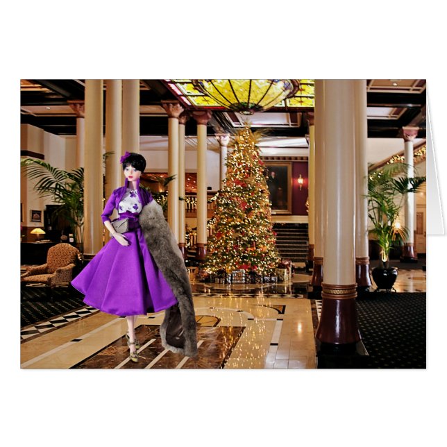 VEDA'S VIRTUAL VACATION:  Driskill Hotel Christmas (Front Horizontal)