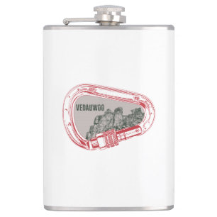 Vedauwoo Climbing Carabiner Hip Flask