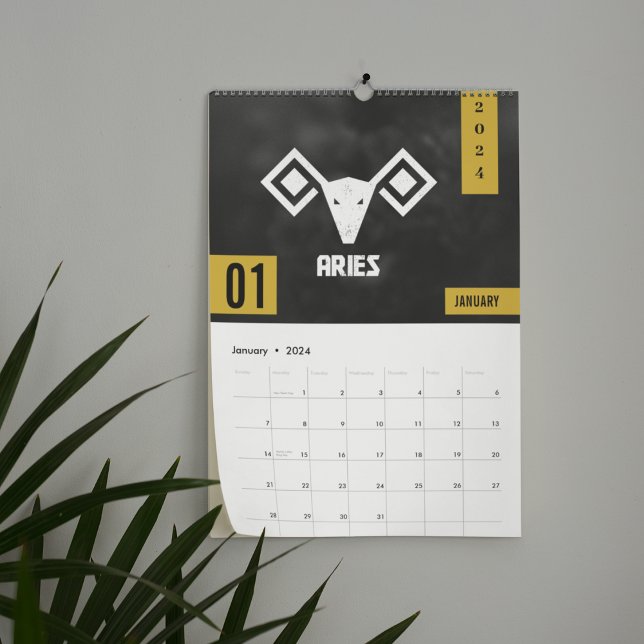 Vedic Zodiac Calendar-Geometric Rashi Art Calendar (Creator Uploaded)