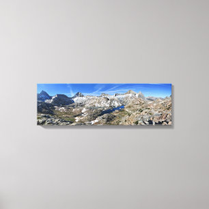 Vee Lake from High Above - Sierra Canvas Print