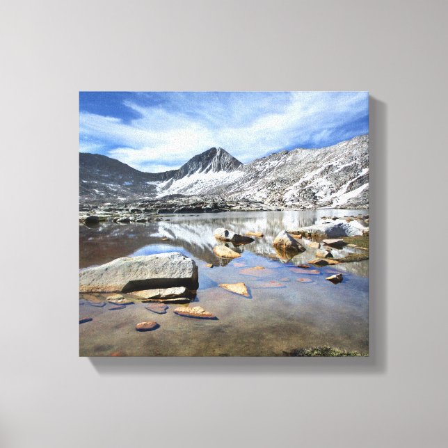 Vee Lake - Sierra Canvas Print (Front)