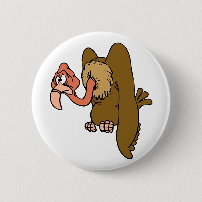 Veema Vulture 6 Cm Round Badge (Front)