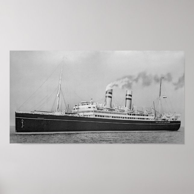 Veendam ship poster (Front)